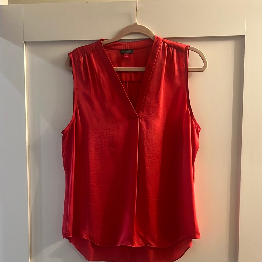 Vince Camuto Pink Wrap Blouse with Sleeves